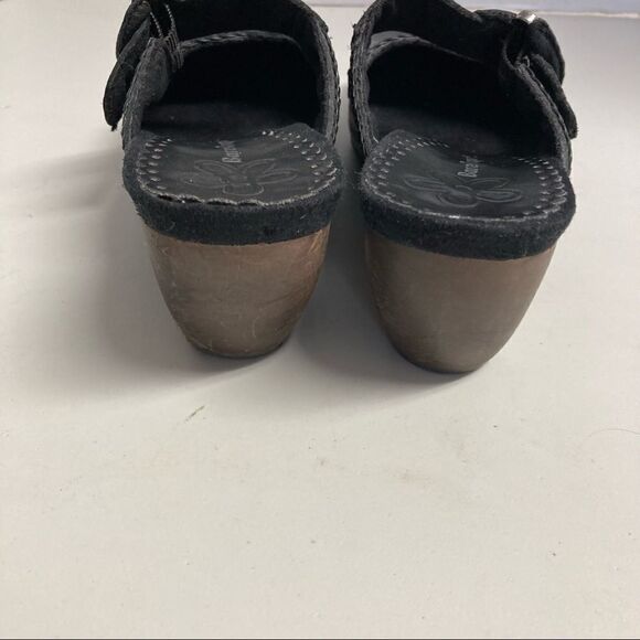 BARE TRAPS, Mary Jane shoes,Sz 6M. Ginger Style,Black, Leather Upper, wedge heel - Picture 3 of 10